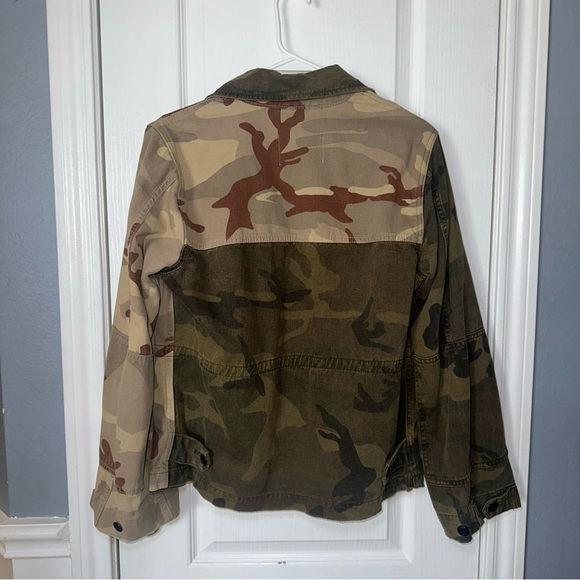 ALL SAINTS Camouflage Jacket Women's Small - Picture 7 of 15